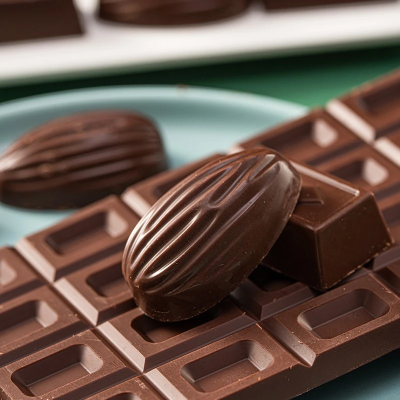 black chocolate bar